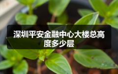 深圳平安金融中心大楼总高度多少层